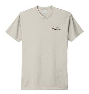 NEW AMERICAN FLYWAY WATERFOWL men's grinder series solid logo shirts in tan